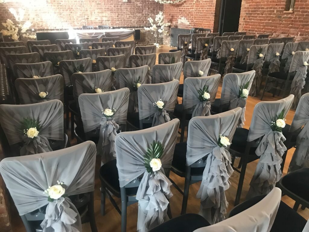 Ruffle Hoods with Flower Clips