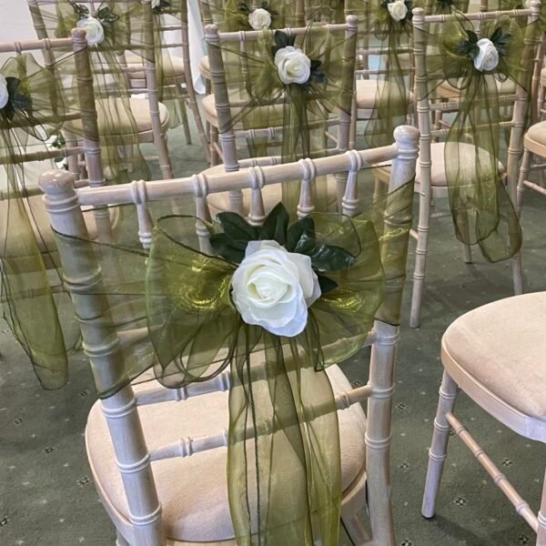 Single Sashes with Flower Clips