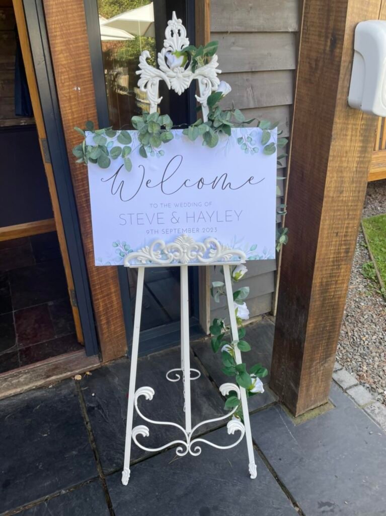 White Easel