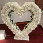 Heart Shaped Flower Wall