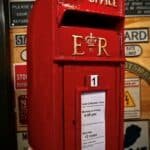 Red Post box for wedding