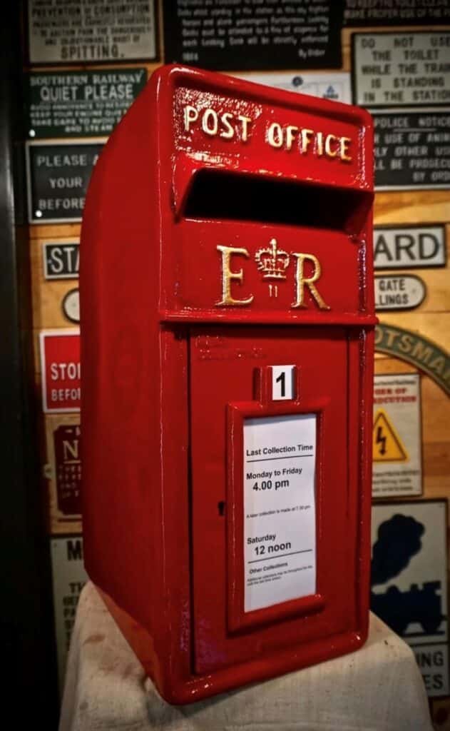 Red Post box for wedding
