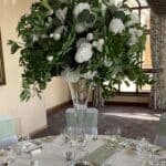 Chloe Domes, Large centrepieces, artificial flowers