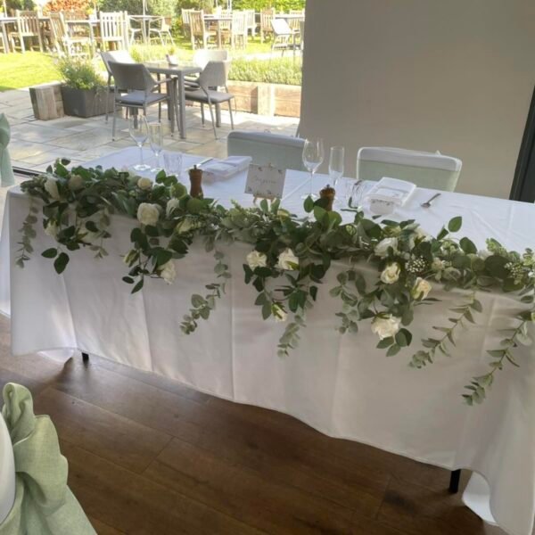 Draping Top Table Greenery